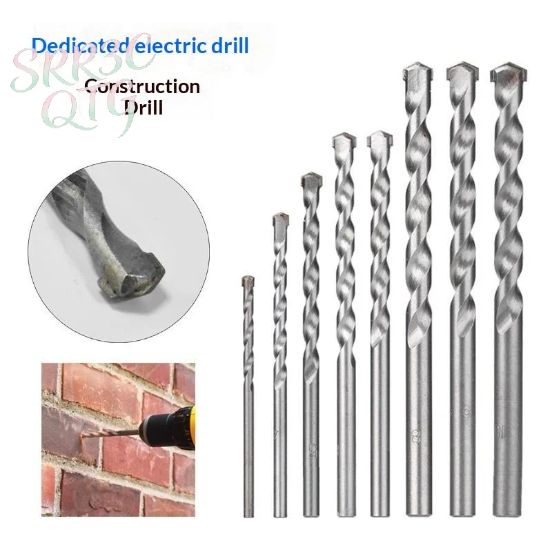 Hot Sale Heavy Duty Masonry Drill Bit Set Ultra Hard Tip Assorted Sizes For Drilling Concrete Brick Tile Home Renovation