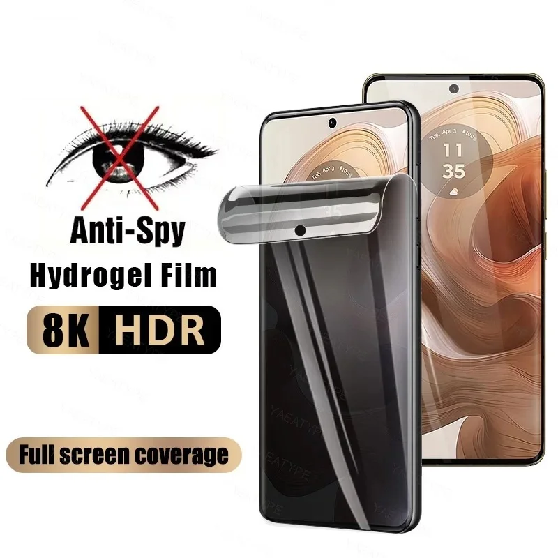 Filme de hidrogel de privacidade para Samsung Galaxy F15 A55 M15 A22 A52s A52 5G 4G Protetor de tela Samsun A 22 52 S 52S 5 4 G Não é vidro