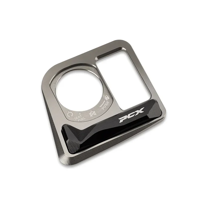 دراجة نارية CNC قفل الباب الكهربائي غطاء أزرار حامي مفتاح إشعال تزيين صالح لهوندا PCX160 PCX 125 160 2021-2024