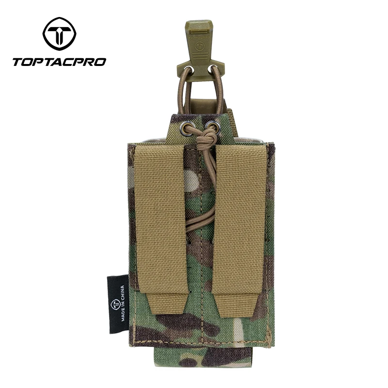 TOPTACPRO Taktik M4 Mag Kılıfı MOLLE Tek Mag Taşıyıcı Lazer Kesim 556mm Avcılık 8527