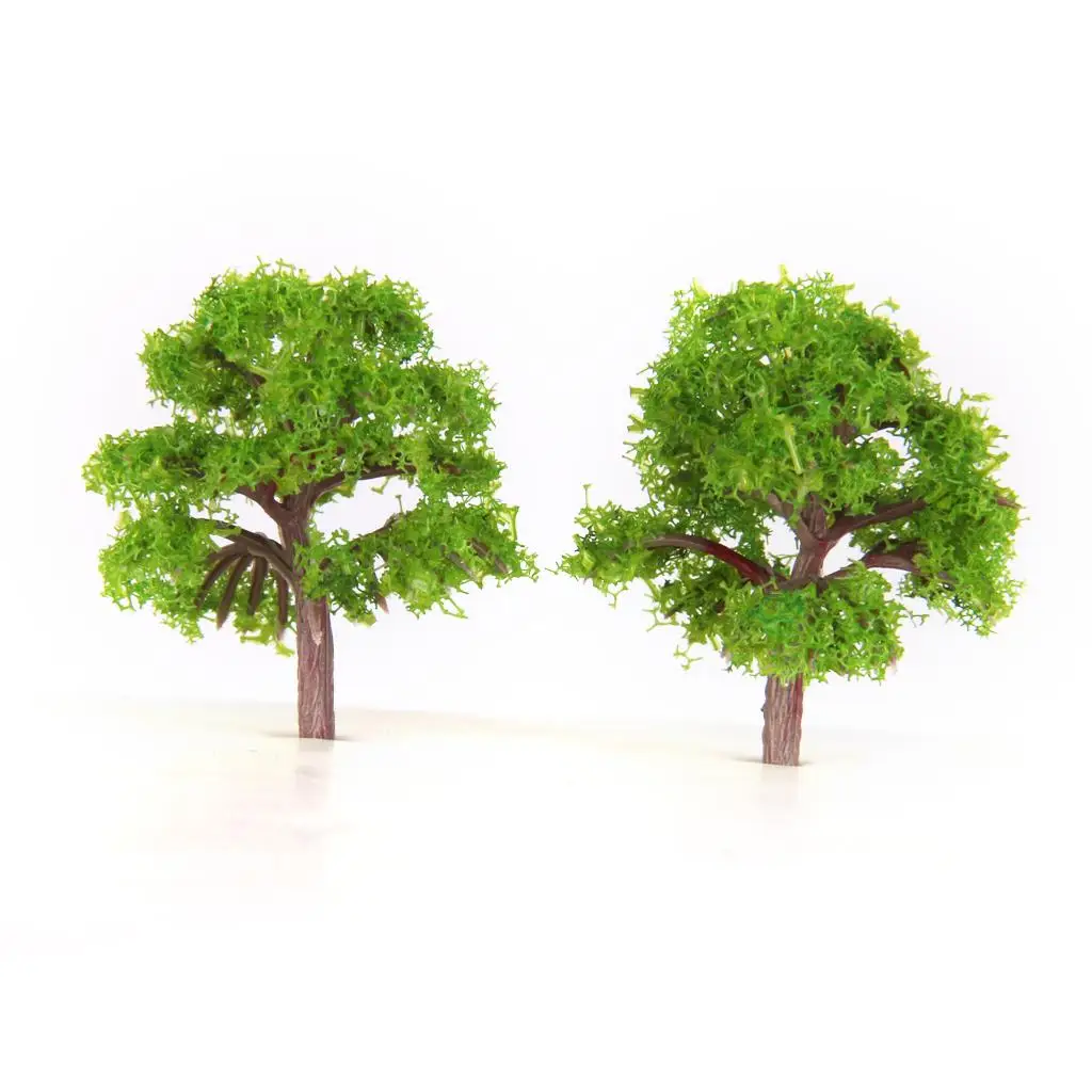 25x Z SCALE Model Railway Trees Street Plan Garden Landscape Wargame Diorama