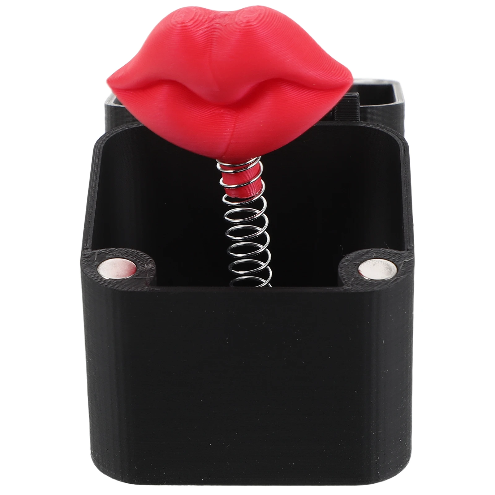 Red Lip in The Box Novelty Joke Item for Adults Valentine's Day Prank Prop Pop Up Surprise Gag Present Birthday Party Decoration