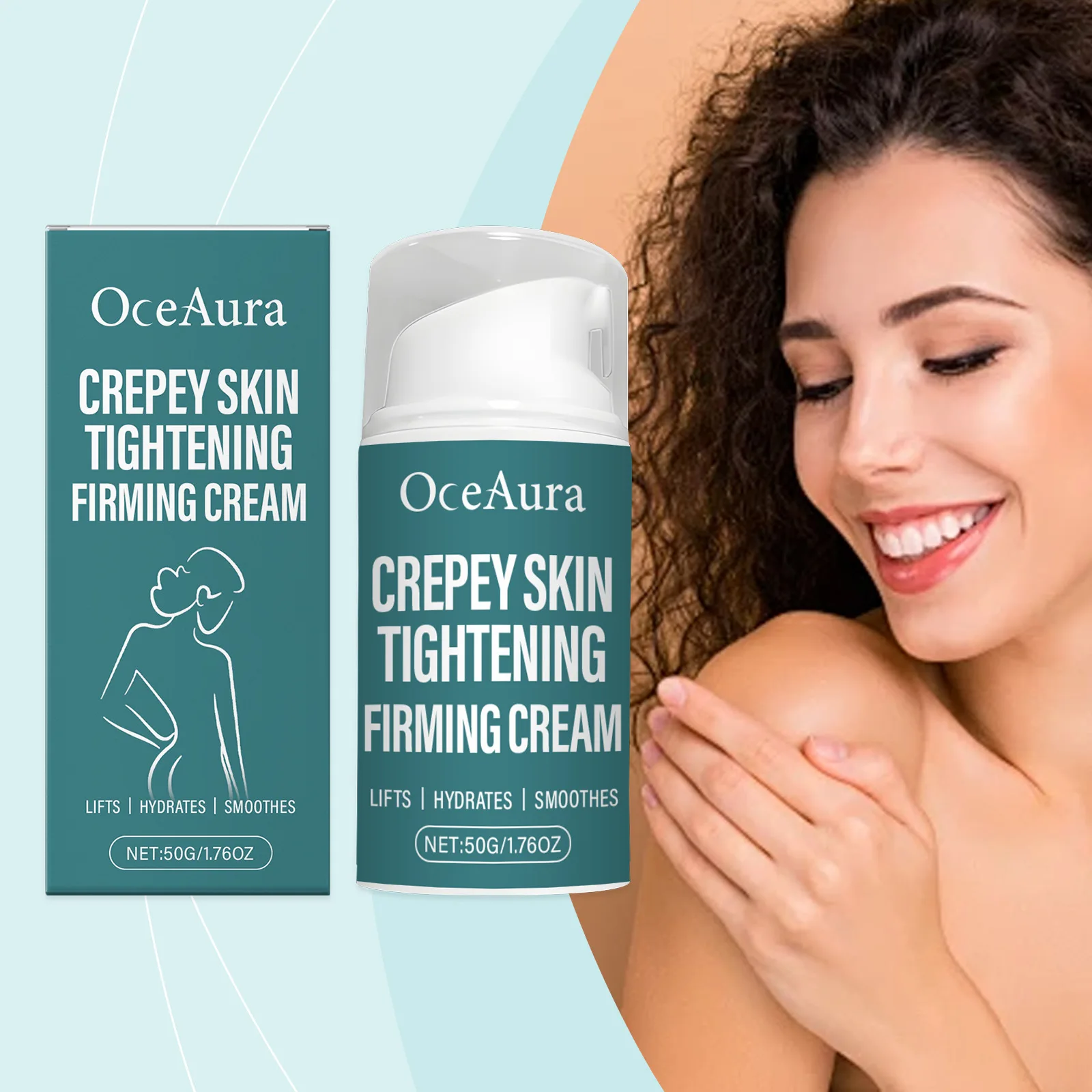

Skin Firming Cream for Body Arm Thigh Stomach Anti-Aging Tightening Reducing Wrinkles Sagging Revitalizing Moisturizing Lotion