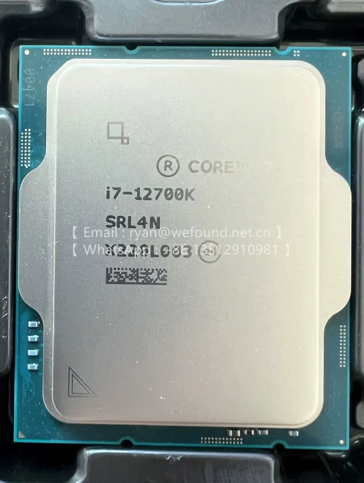 FOR Intel  i5 12600k ,i5 13600k , i7 12700k , i7 13700k Tray Processor