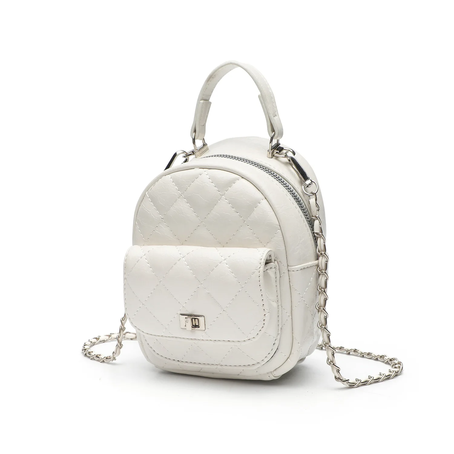 

Mini Niche Diamond Grid Backpack for Women 2025 New Fashion Versatile Backpack Single Mini Backpack