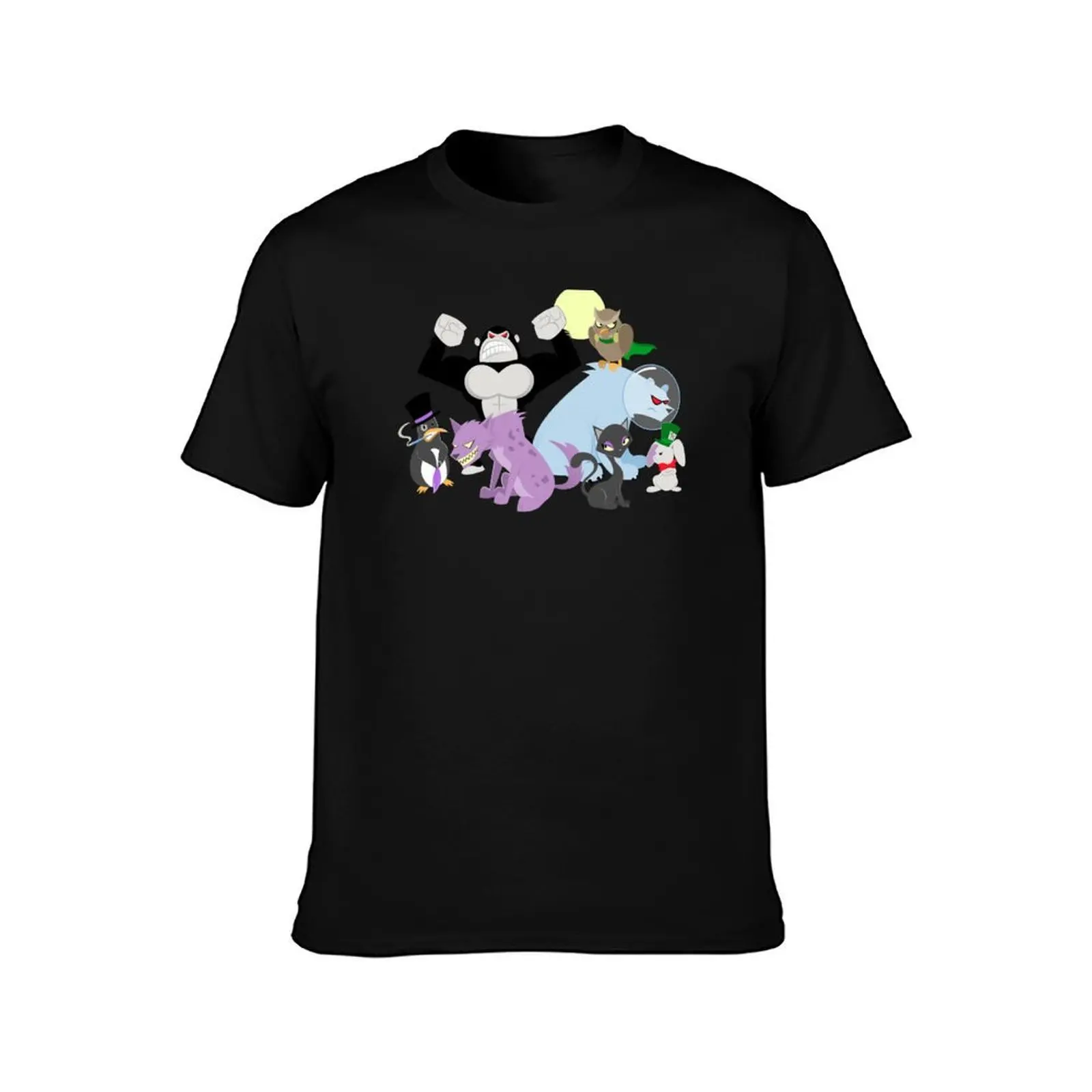Arkham Zoo T-Shirt Simple Solid Color Crew Neck Tee T-Shirt