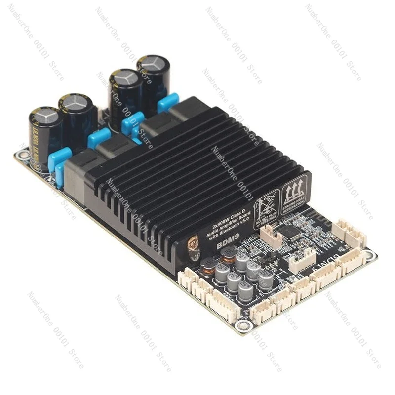 BDM9 TPA3255 Bluetooth 5.3 Amplifier 2x300W High Power DSP Tuning Robot Strong Sound Industrial Application