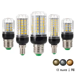 LED lamp E27 E14 9W 12W 20W 25W 28W 30W SMD 5730 Led Candle Bulb 220V Corn Lamp Chandelier Energy Saving Light Lamps For Home