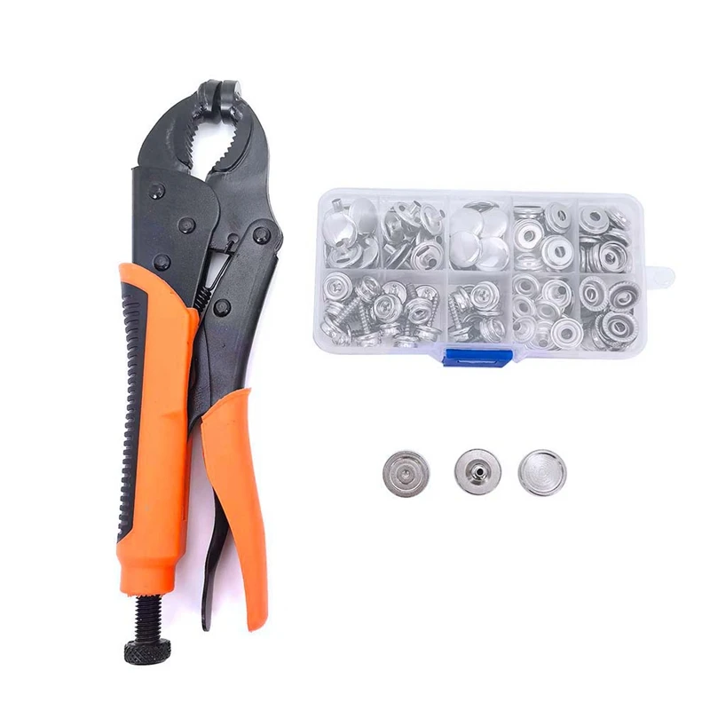 Snap Fastener Tool Kit Accessories For Boat Covers Canvas Adjustable Pliers For Snap Buttons Snap Fastener Kit