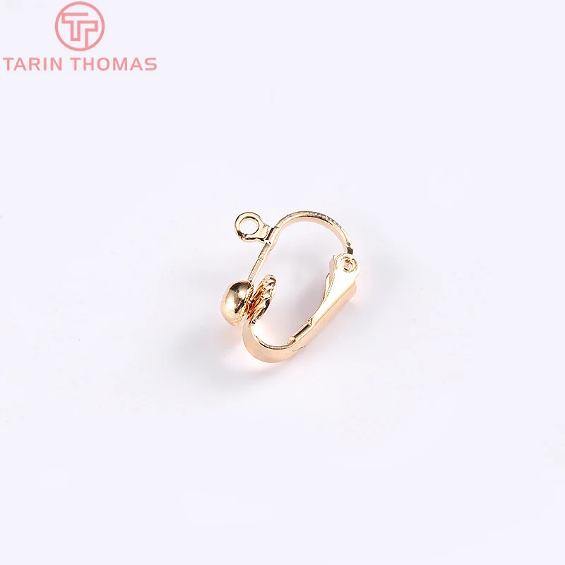 (4112) 17MM Gold Color Silver Color Zinc Alloy Earring Clip for Jewelry Earring Making Findings Accessories