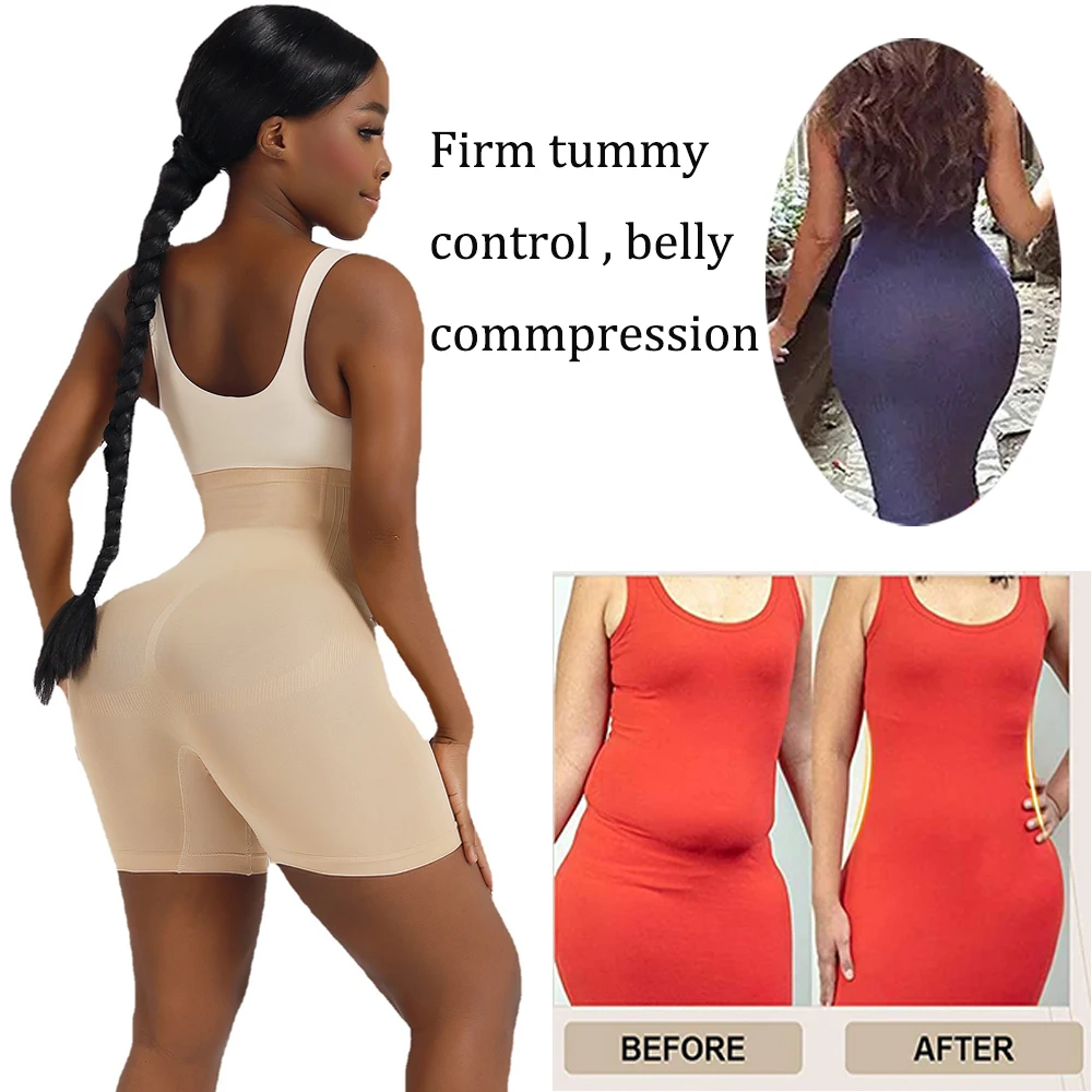 Moldeador de cuerpo de cintura alta para mujer, pantalones de Control de barriga, entrenador de cintura, ropa interior de compresión de barriga