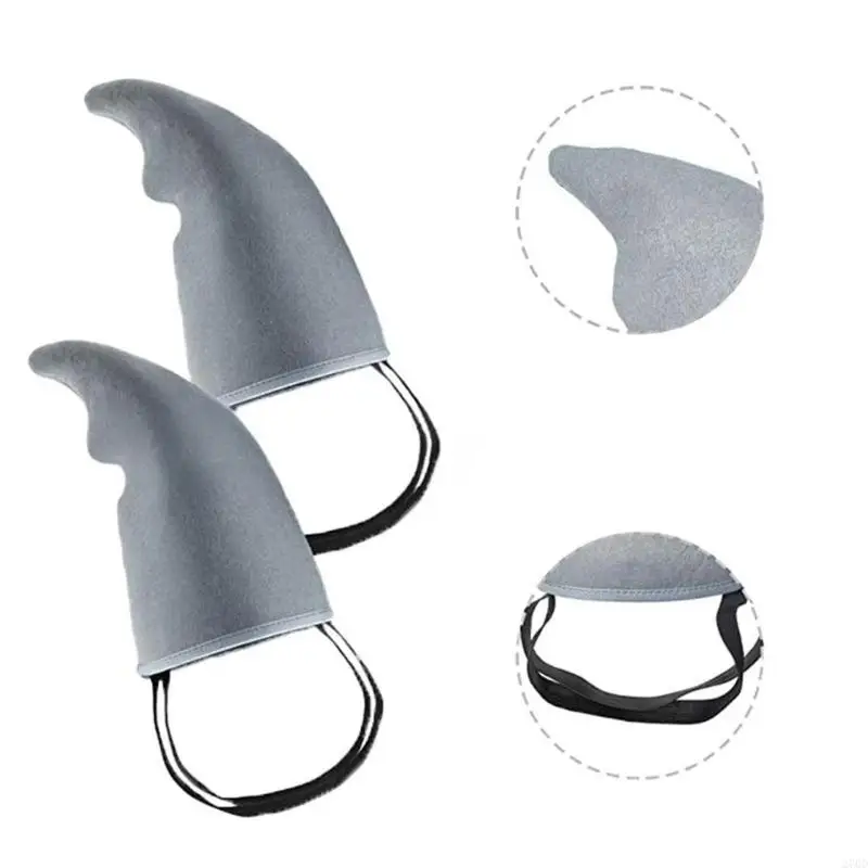 270D Shark Fin Costume Gray Shark Costume Accessories with Easy to Wear Halloween Cosplay Costume Photo Props for Women Men