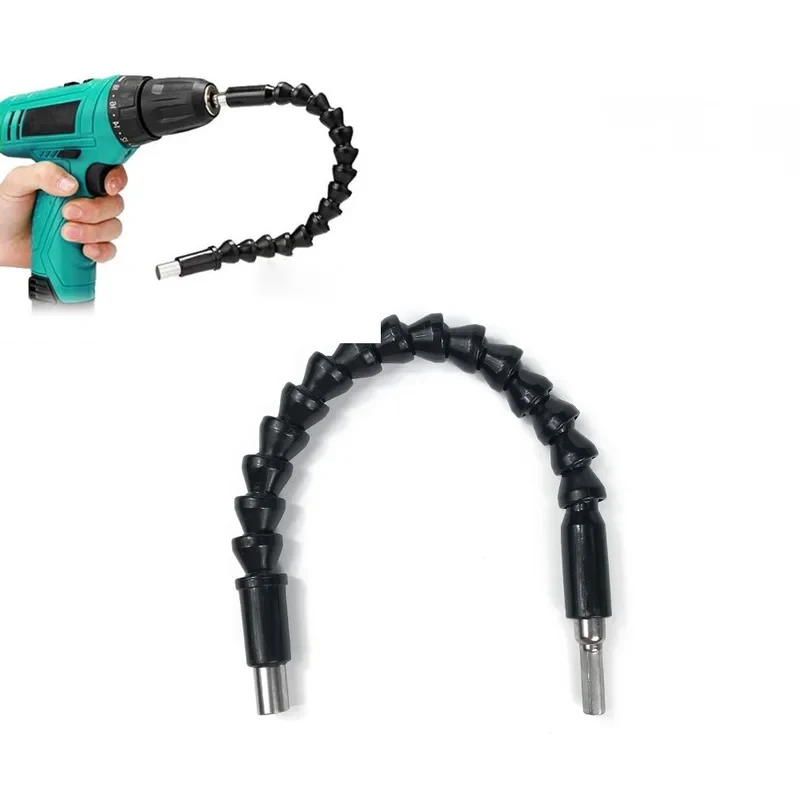 Extensor Flexível para Pontas de Chave de Fenda, Conector Dobrável para Brocas de Furadeira Elétrica sem Fio e Recarregável