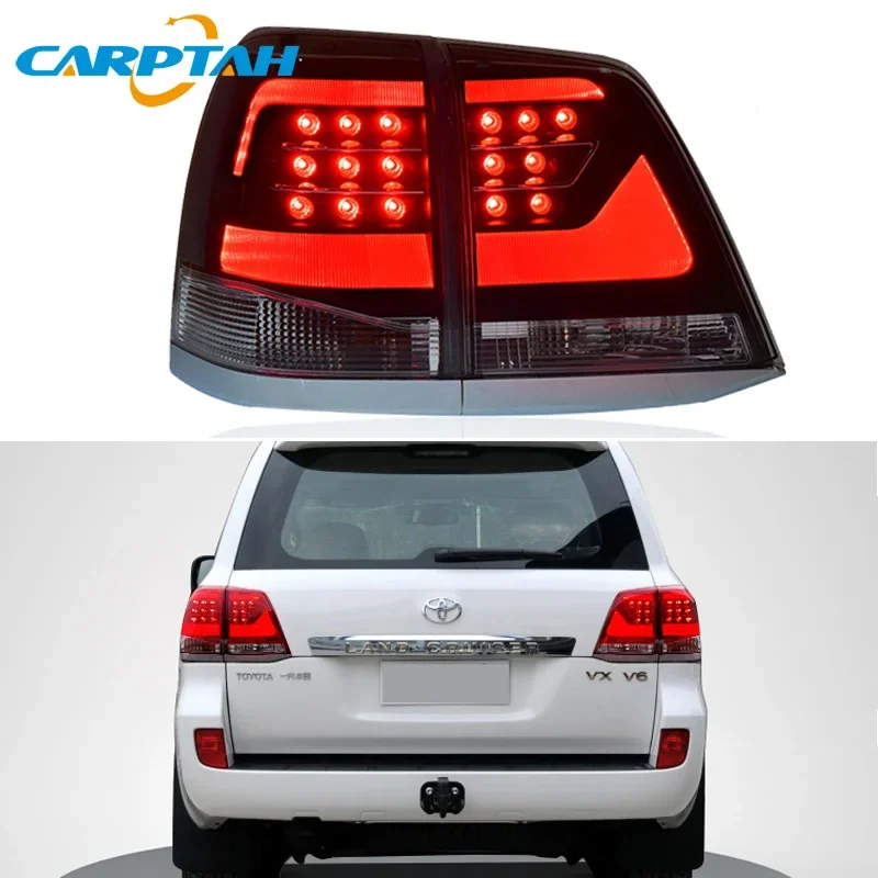 Car LED Taillight Tail Light For Toyota Land Cruiser 200 FJ200 LC200 2008 - 2015 Rear Foglamp + Brake + Reverse  Turn Signal