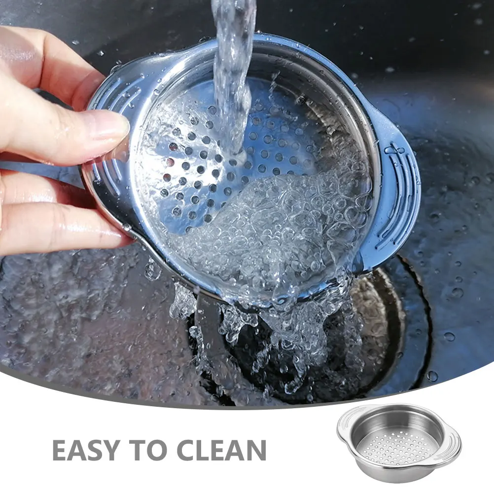 

Metal Round Can Strainer Kitchen Filter Tool Food Drainer Gadget Stainless Steel Colander
