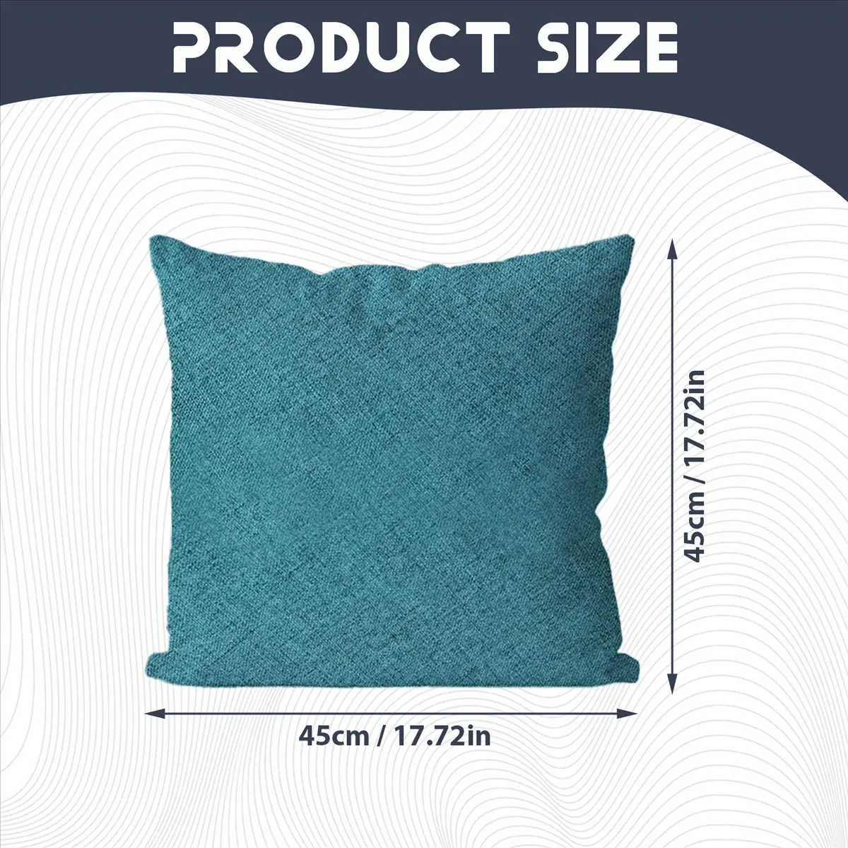 B17C Pack of 4 Outdoor Waterproof Throw Pillow Covers Decorative Garden Cushion Cases Square Pillowcases 18 x 18 Inches