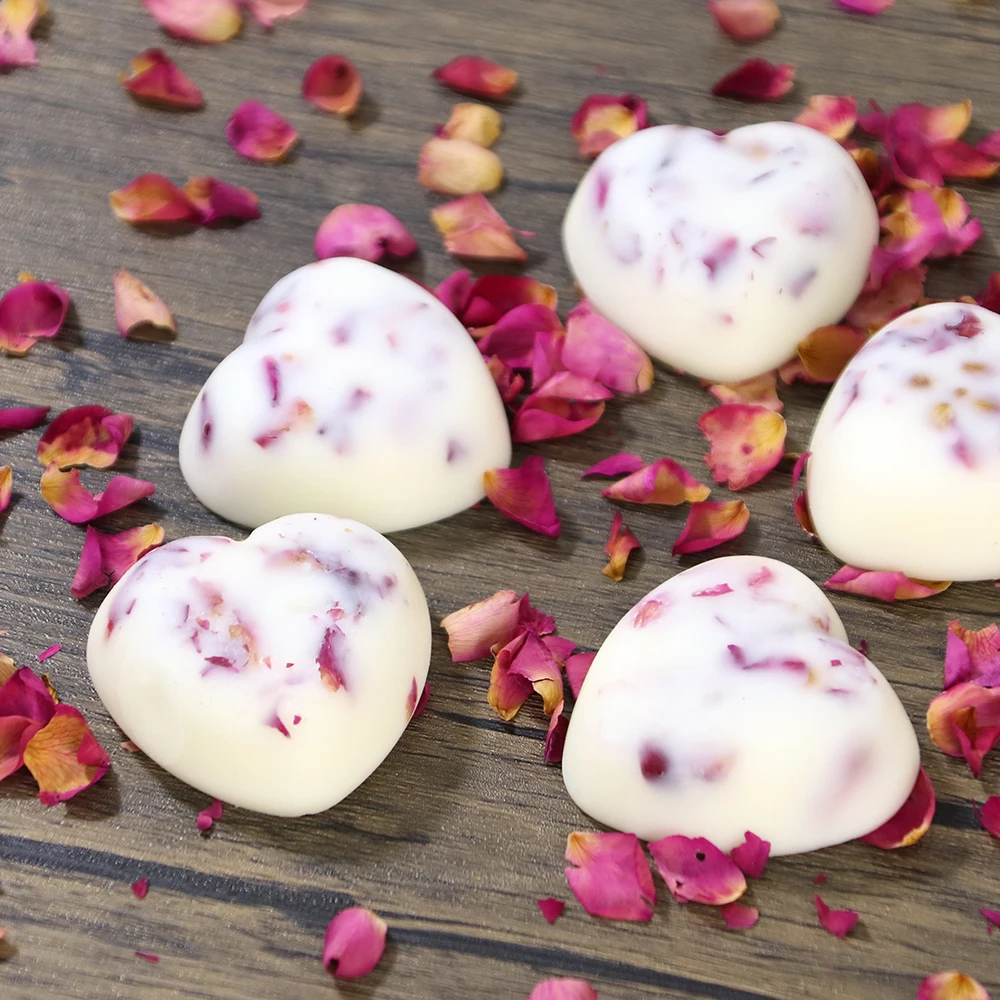 Rose Solid Handmade Lotion Bar 100% Pure Natural Organic Repair Smoothing Brightening Nourishing Skin Care Hand And Body Butter