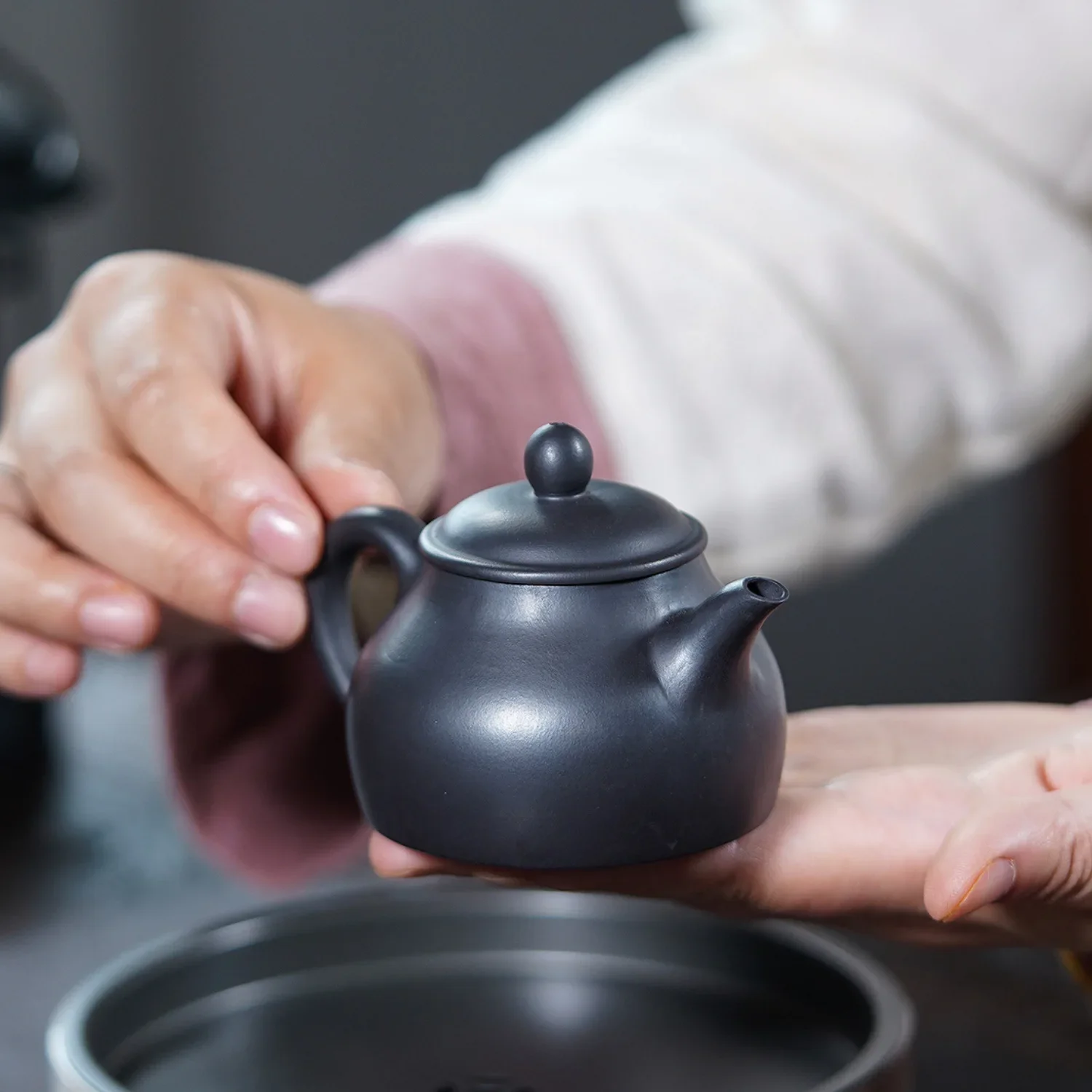 Yixing Handmade Zisha Teapot, Raw Ore Stone Yellow Clay, Tingfeng Huaiyin Style, Master Crafted Kung Fu Tea Pot, Chinese Tea Set