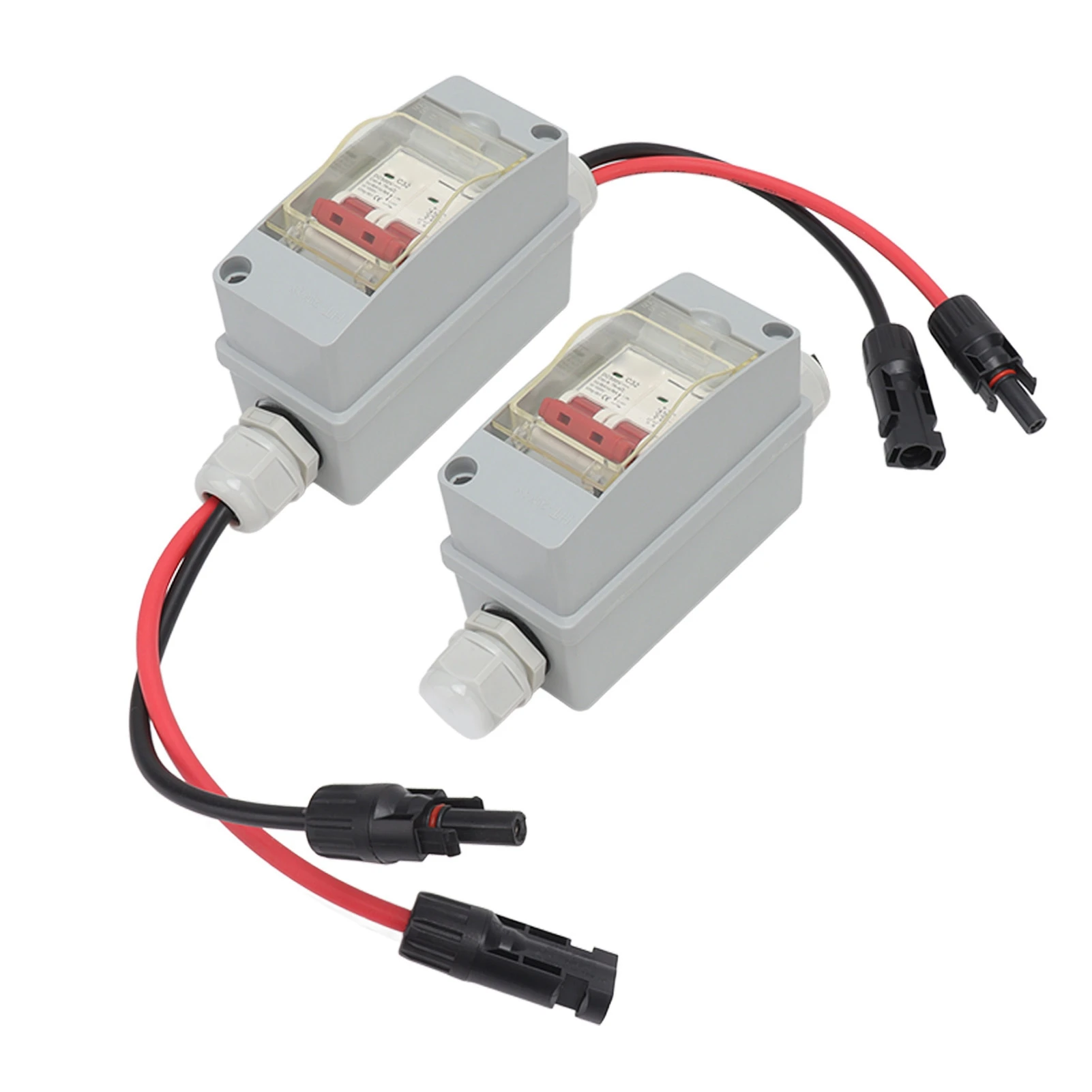 حماية قطاع دارة قطاع دارة المنزل MCB 2P DC 500V 32A مفتاح فصل مع IP65 صندوق توزيع مقاوم للماء