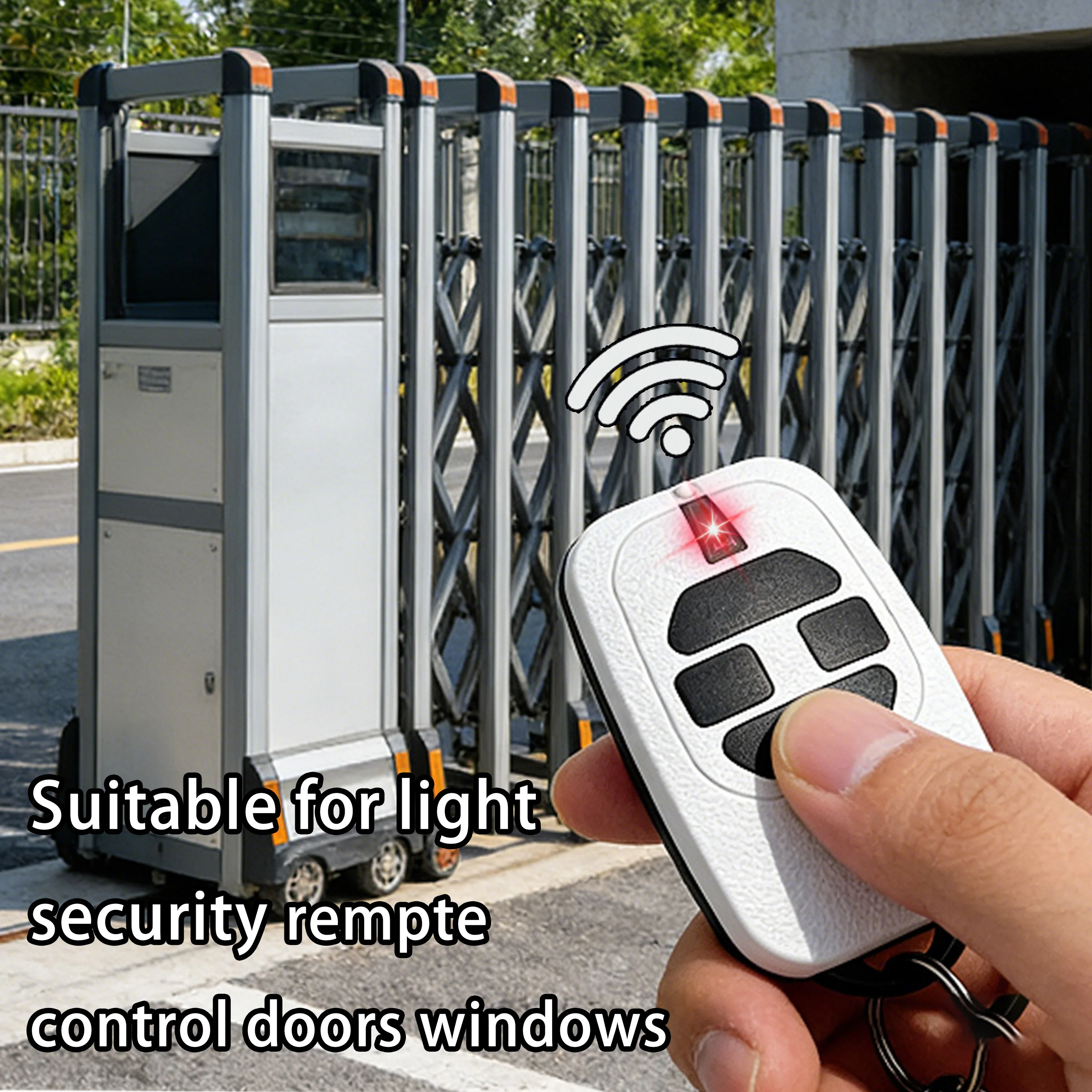 5 Pack 2/4CH 433.92MHz Rolling Code Wireless Keychain Remote Compatible With GTI2M GTI4M GENIE 273 Sliding Gate Controller
