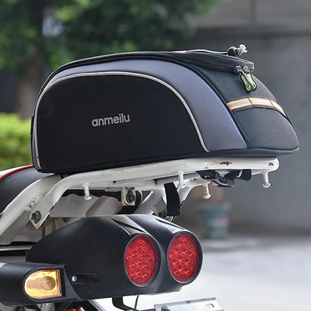 8L دراجة الرف حقيبة مقاوم للماء الدراجات حقيبة سعة كبيرة الأمتعة الناقل حقيبة الدراجة الدراجة الجبلية السرج رف مقعد حقيبة جذع حقيبة