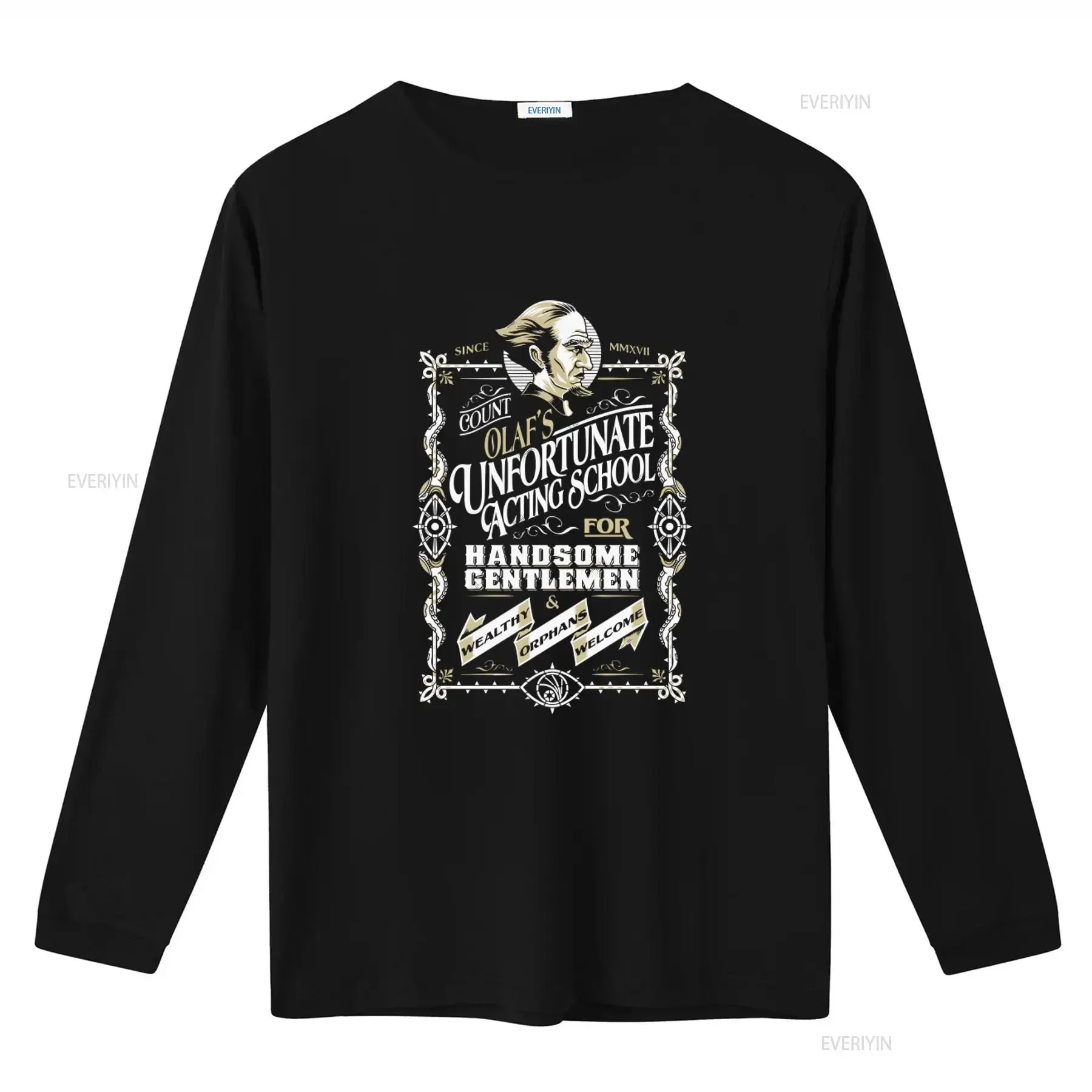 An Unfortunate Actor Count Olaf T Shirt A Series of Events Handsome Gentlemen Wealthy Orphans Welcome vintage Washed Breathable