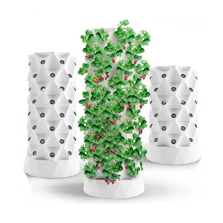 

2025 Plant hydroponic tower column multi-layer planting box soilless cultivation fog cultivation equipment
