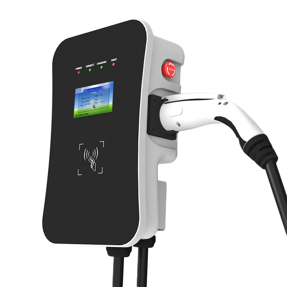 CE approved popular electric cars charging products AC 32A 11kw 22kw type 2 EV charging station supplier