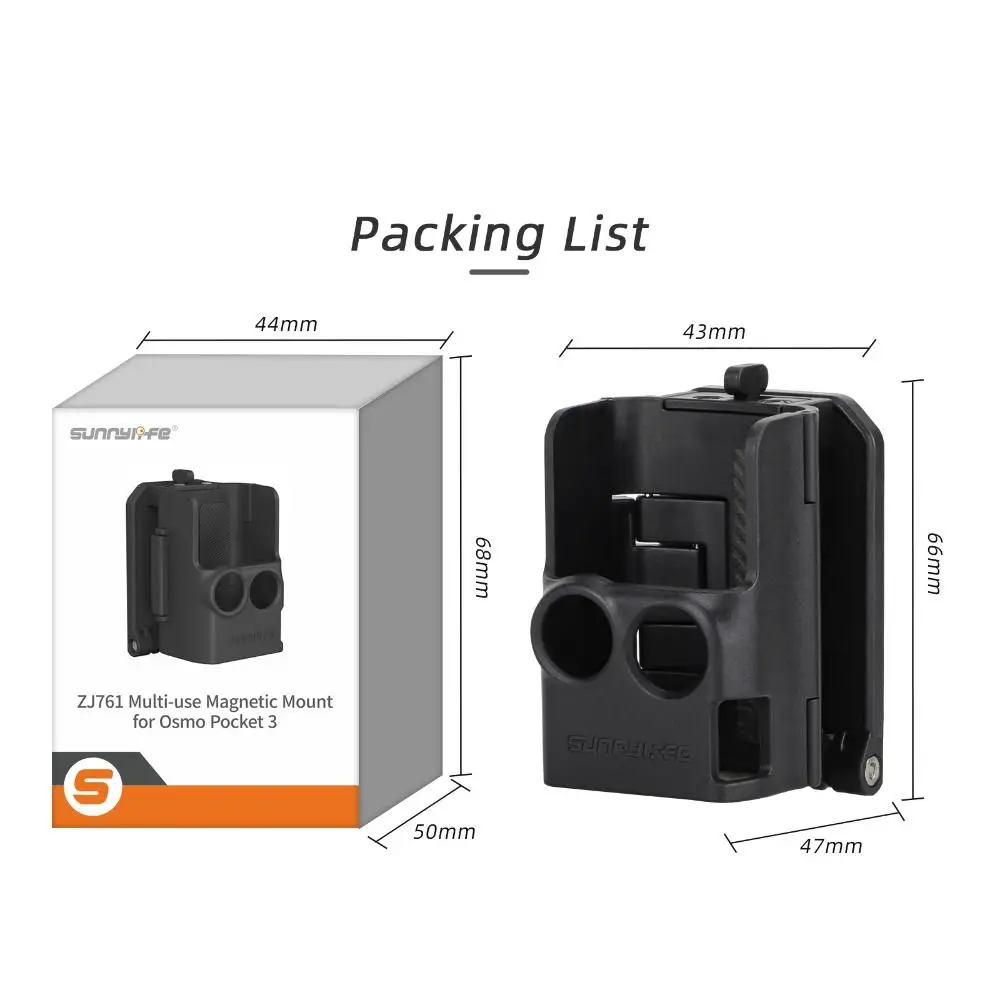 Adjustable Magnetic Mount Foldable Portable Desktop Base Bracket Durable Multifunctional Stand Holder for DJI Osmo Pocket 3