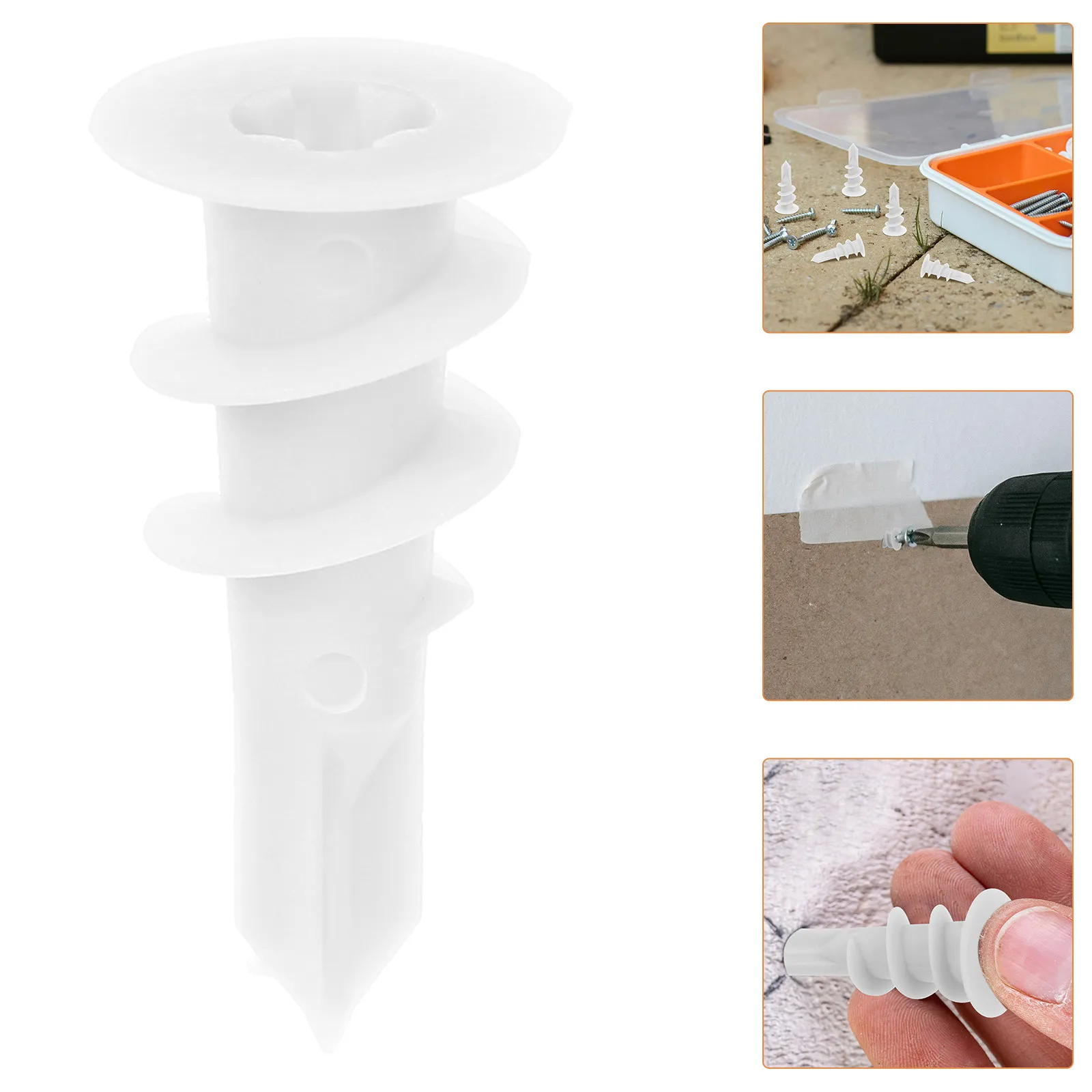 20pcs Expansion Tubes for Plasterboard – Premium Sturdy Professional Wall Anchors
