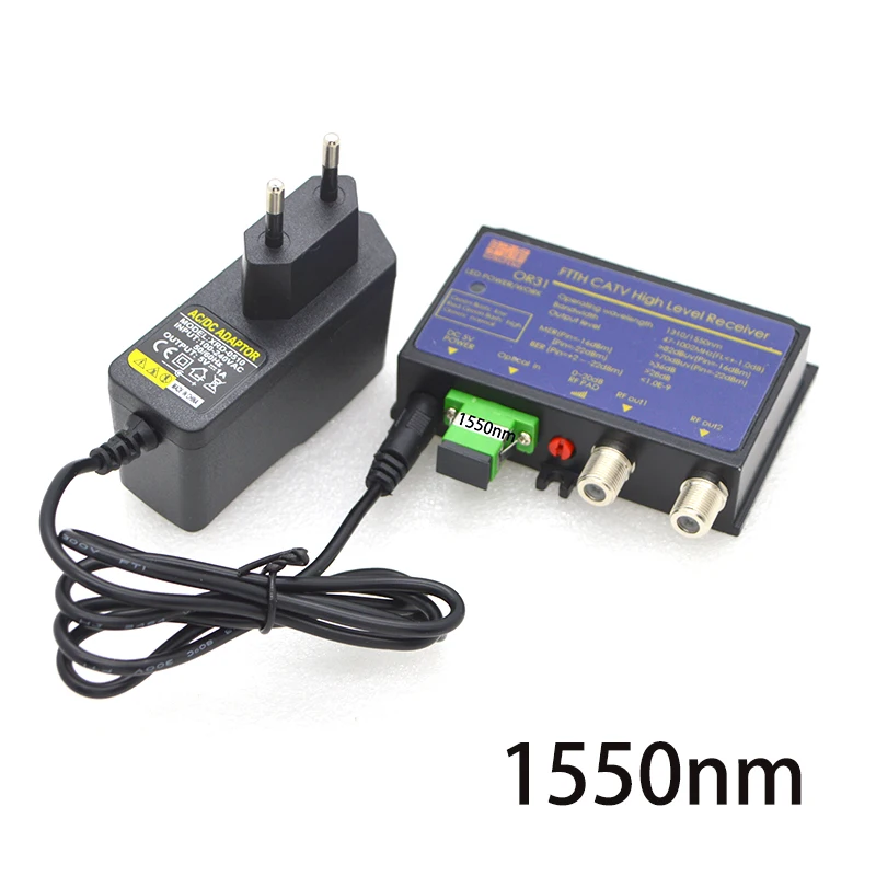 

1550nm FTTH CATV Mini Node Optical Receiver WDM Converter Triplexer 2 RF Output High level Digital& Analog Receiver Wholesale