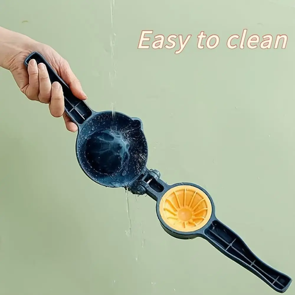 

Easy To Clean Hand Lemon Squeezer Labor Saving Max Extraction Manual Juicer Comfortable Grip Portable Design Fruit Press