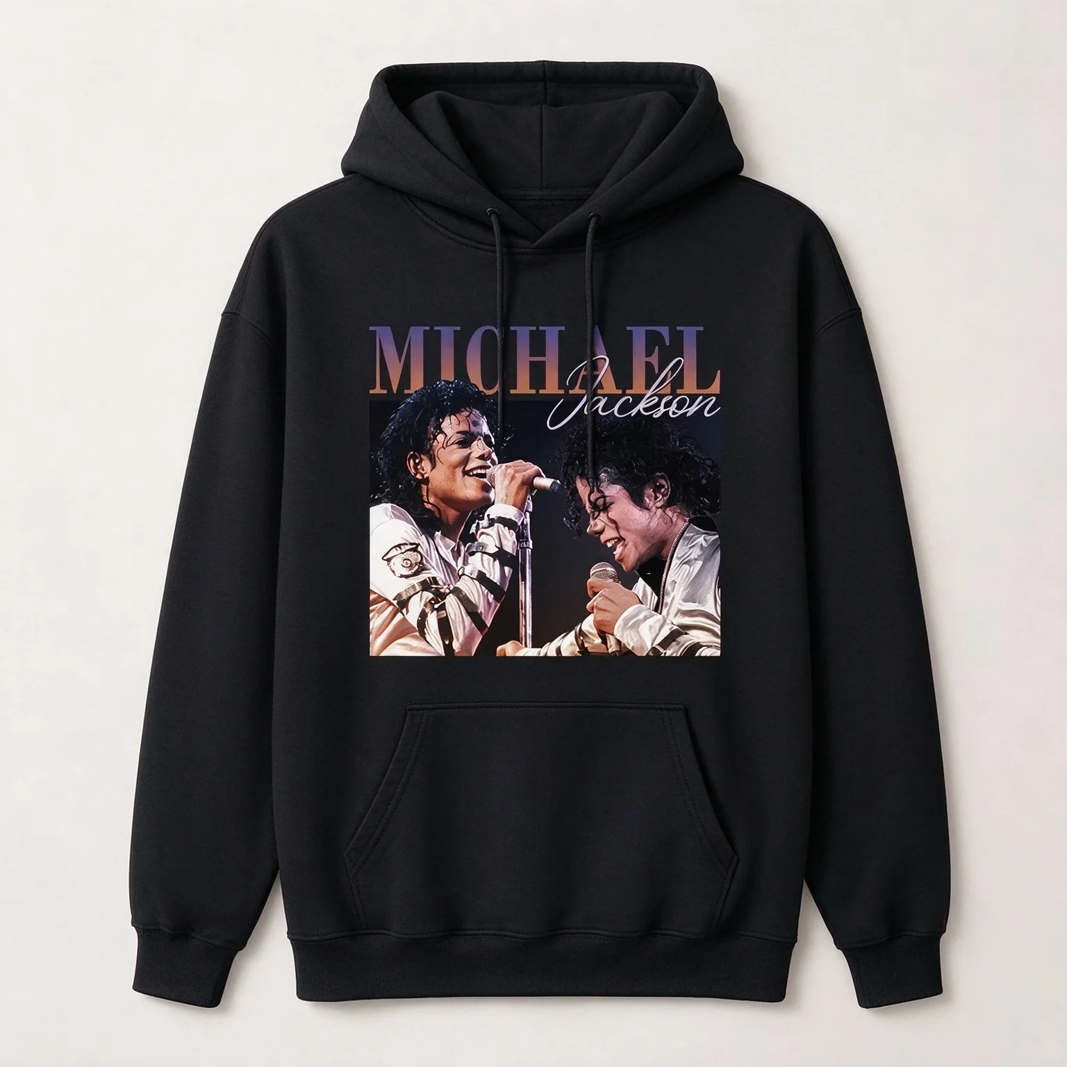 2026 MichaeI Jackson Vintage Retro Singer Stage Portrait Print Oversized Hoodie and Crewneck Sweatshirt, Music Lover Graphic
