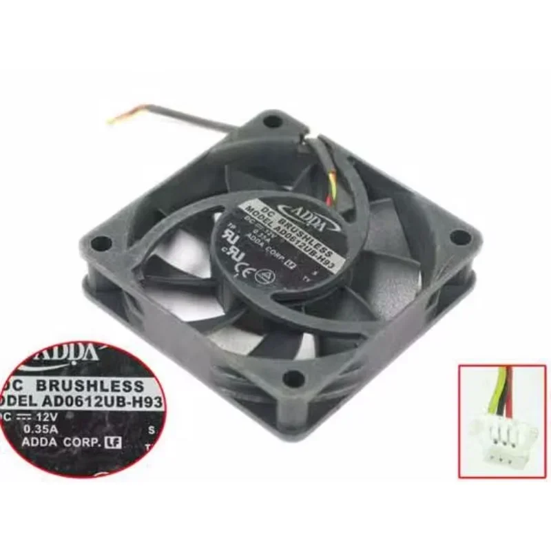 

ADDA AD0612UB-H93 S 9T DC 12V 0.35A 60X60X15mm Server Cooling Fan
