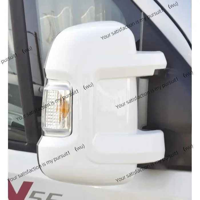 ZOCI-1 Pair White/Black Motorhome Mirror Protectors Guards For Fiat Ducato Peugeot Boxer Relay Long Arm Rv Parts