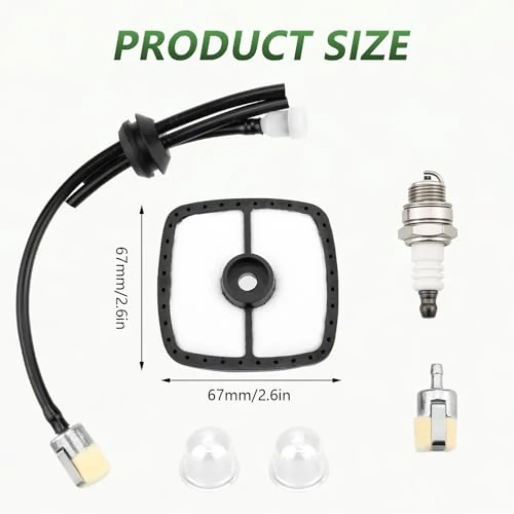 

1Set For ECHO For GT-225 PB250LN Tune-up Kit Replacement With Air Filter/fuel Filter/spark/fuel Line Garden Power Tool Parts