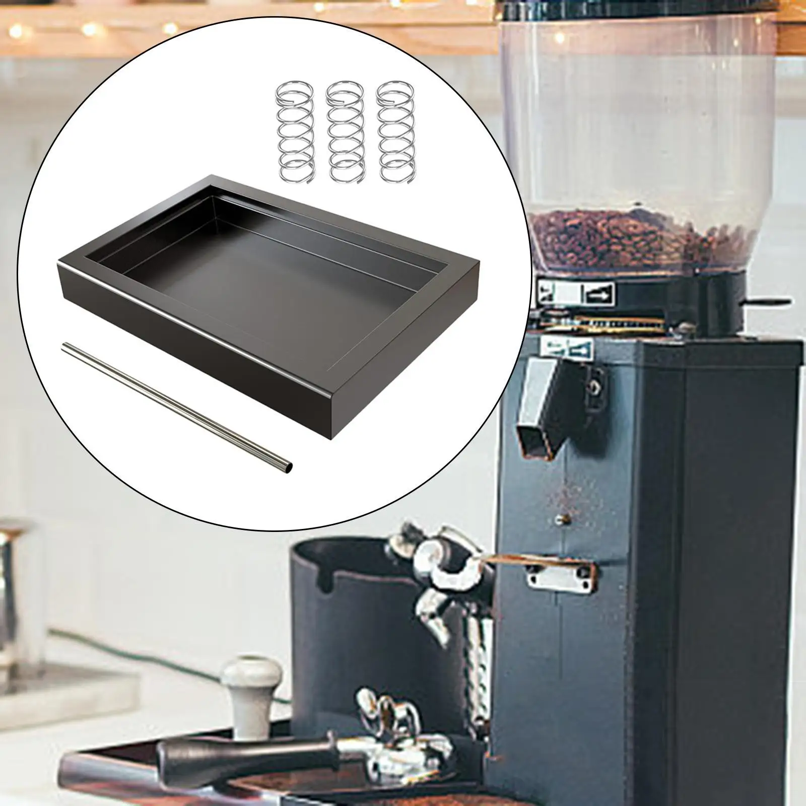 صينية تنقيط منخفضة المستوى سهلة التركيب، استبدال الملحقات، صينية تنقيط عملية لصانعة القهوة مع أجزاء ماكينة القهوة الربيعية