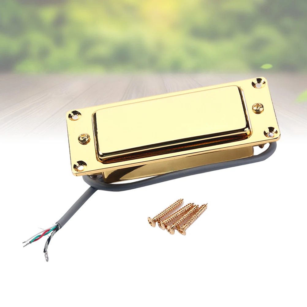 

Mini Pickup Vintage Tone Electric Guitar Pickups Earth Tones Humbucker Bridge Four Cores Magnet