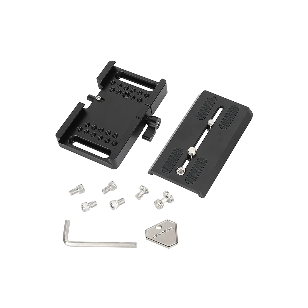 

Быстросъемная пластина ARRI для камеры HDRig с зажимным основанием и винтом 1/4–20 и 3/8–16 для штатива для камеры