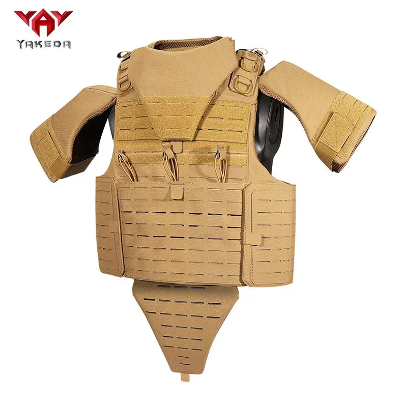 YAKEDA gilet d'entraînement laser MOLLE gilet multifonctionnel équipement gilet de camouflage extérieur