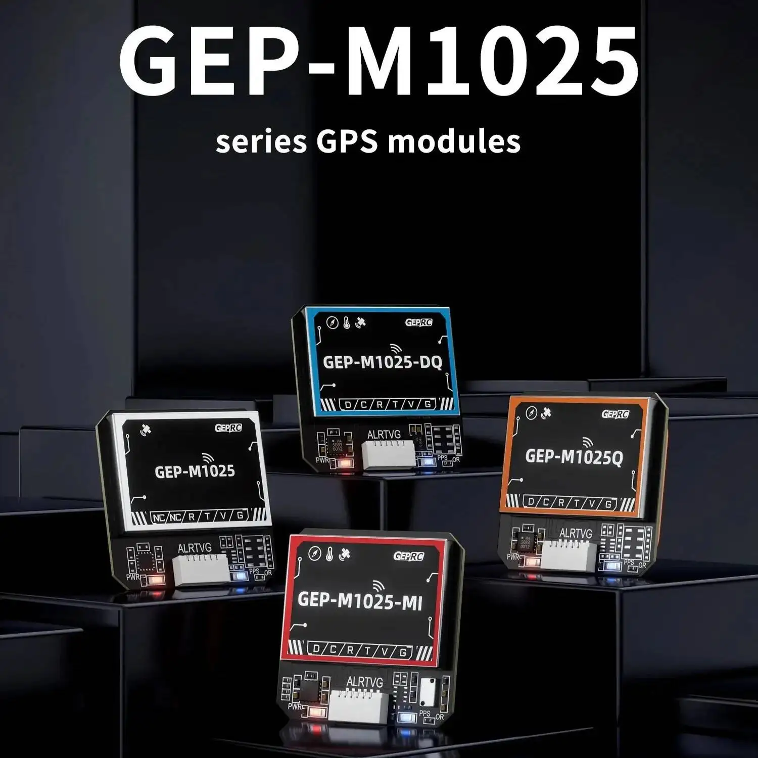 

GEPRC M1025 GPS Module: M10050 Chip, Multi-GNSS, Magnetometer, Barometer, Super Cap for FPV​