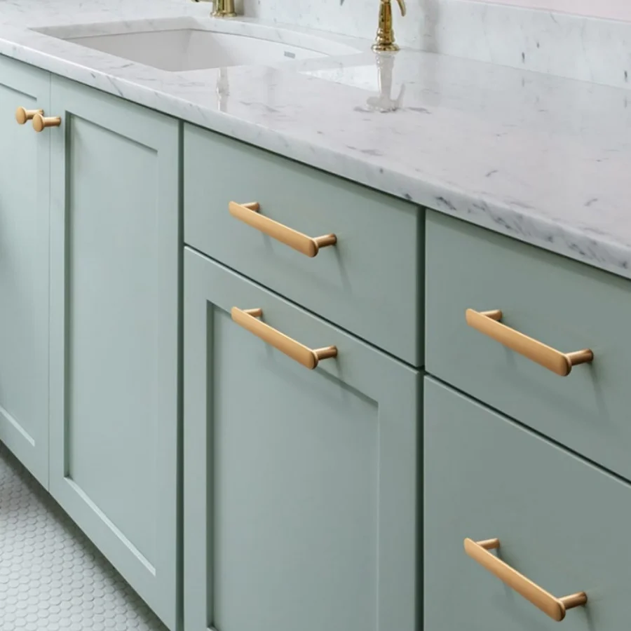 Maniglie solide minimaliste per armadietti, cassettiere, maniglie per porte dell'armadio, pomelli per cassetti dell'armadio, ferramenta per mobili da cucina