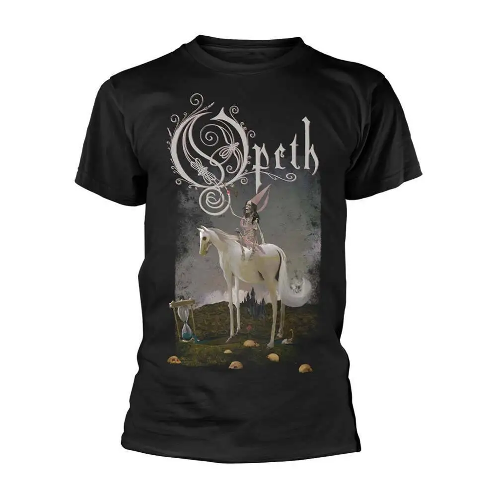 Opeth Men'S Horse T Shirt Large Black