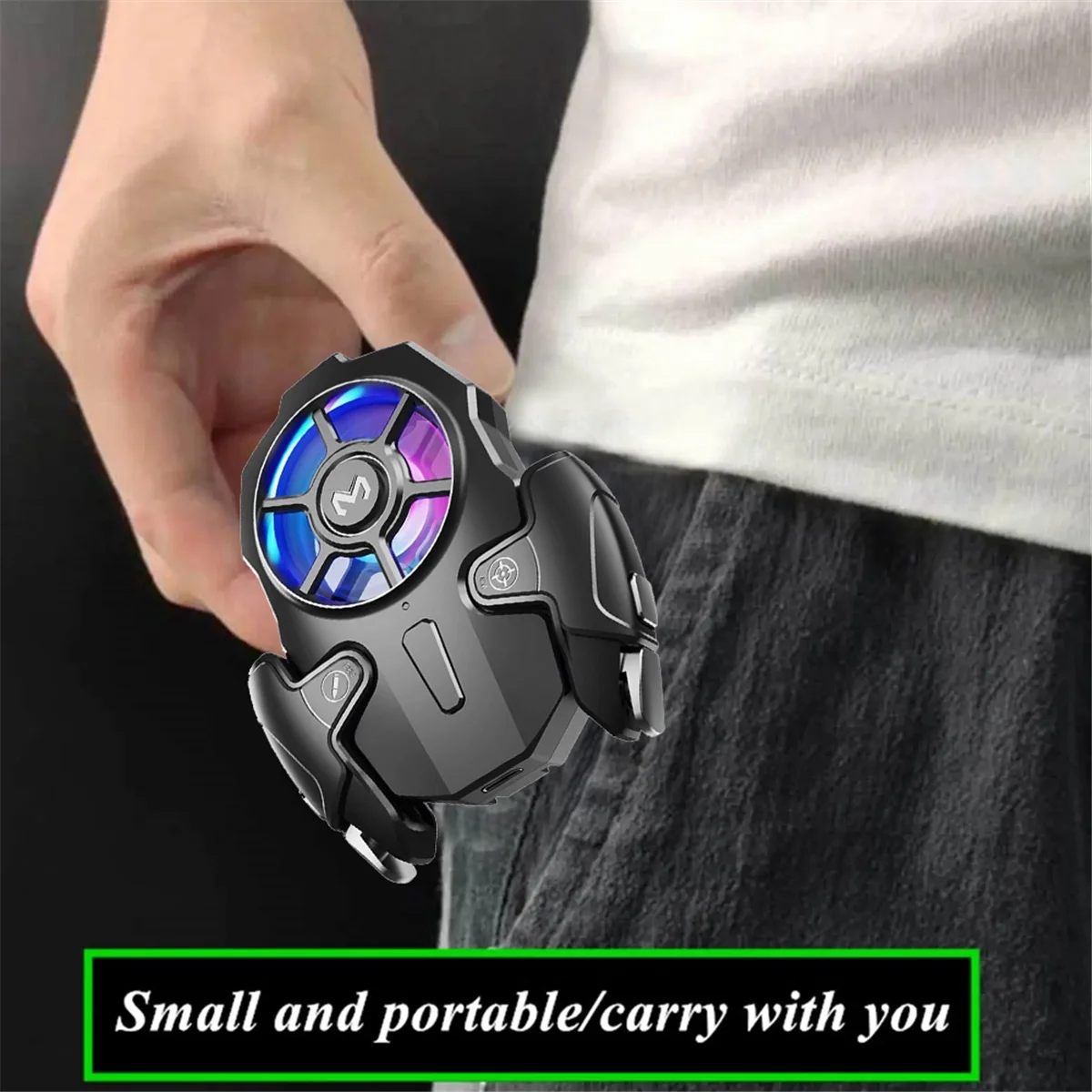 SVFE-gMobile Phone Gaming Trigger Joystick Gamepad مع زر تحكم المبرد لعبة إطلاق النار IOS/Android
