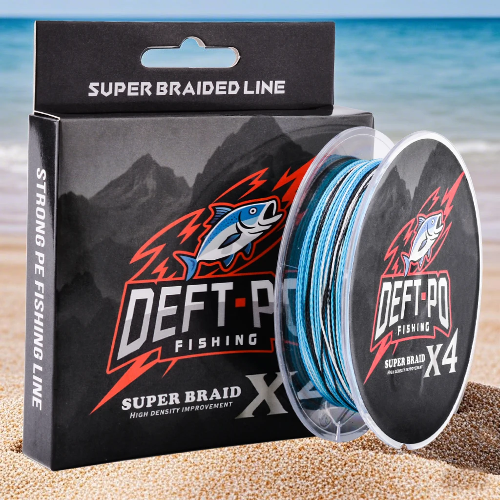 

100M 4 Strands PE Braided Fishing Line 6-100LB Multifilament Fishing Line Smooth Carp Fishing