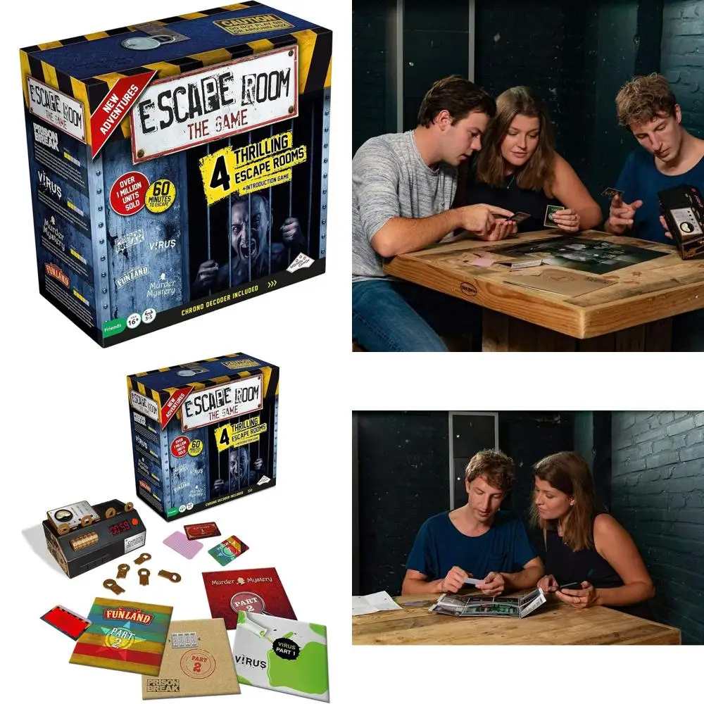 

Mystery Solving Adventure: 4 Escape Rooms for Adults & Teens