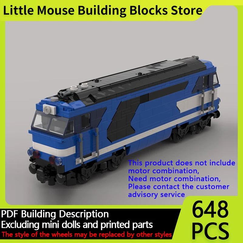

City Car Model MOC Building Bricks BB 67000 Diesel Locomotive Modular Technology Gifts Holiday Assemble Children Toys Suit