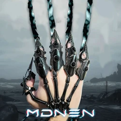 Necro Armor ring Skeleton ring Tail ring Exoskeleton bracelet Movable joint adjustable men's and women's accessory trend