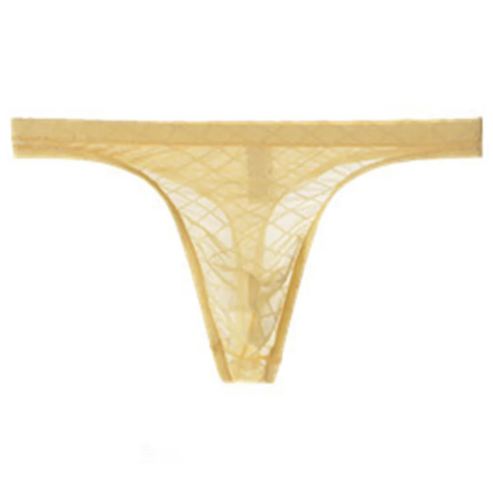 Celana dalam cawat G-String untuk pria, pakaian dalam Jockstrap, celana dalam Pouch, celana dalam naik rendah, celana dalam lembut bersirkulasi udara, celana dalam muda tipis untuk pria