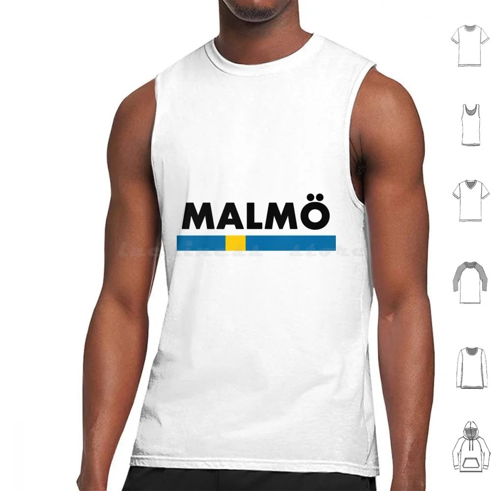 Malm ? Flag Minimalist Tank Tops Print Cotton Swedish House Mafia Reddit Swedish House Mafia Album Swedish House Music